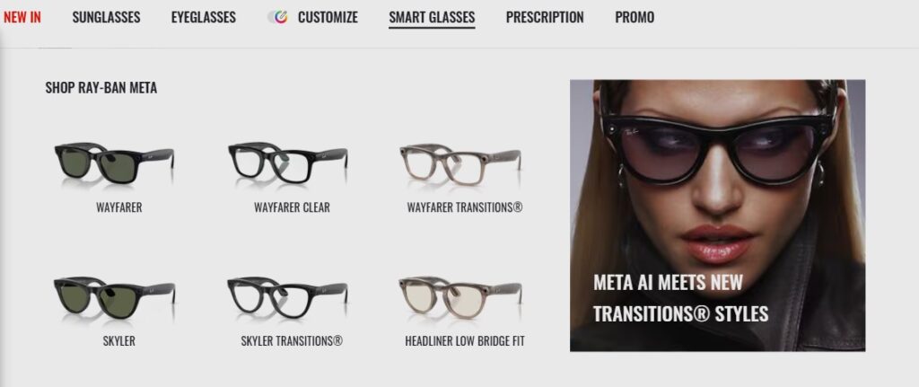 Ray-Ban Smart Glasses